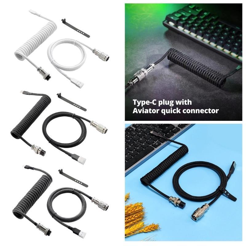 Aviator Connector Kit - R53C Double Sleeved Mechanical Keyboards Cable