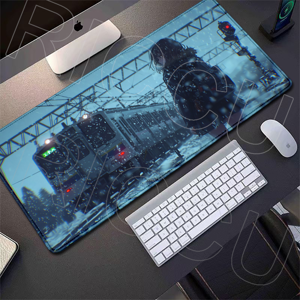 Gaming Keyboard Non Mechanical - Mouse Pads Anime Girl Pattern Non-slip