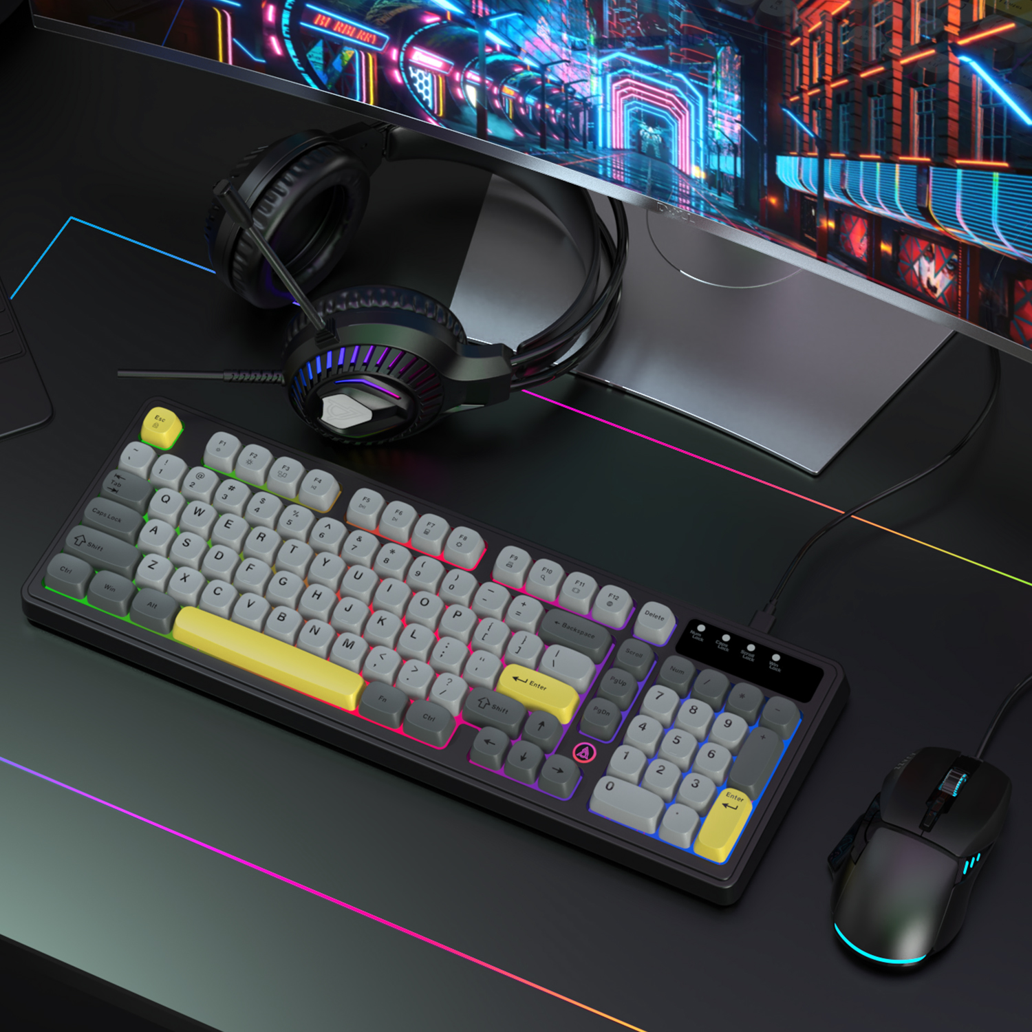 AJAZZ AT120 Bundle: Gaming Key - Gaming Keyboard Affordable 评论和价格