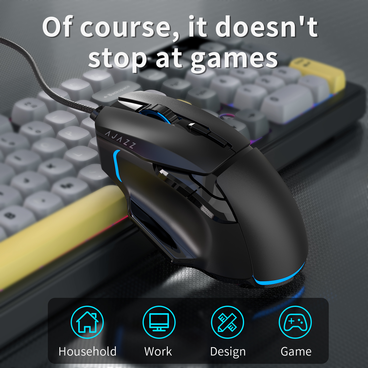 AJAZZ AT120 Bundle: Gaming Key - Gaming Keyboard Affordable 评论和价格