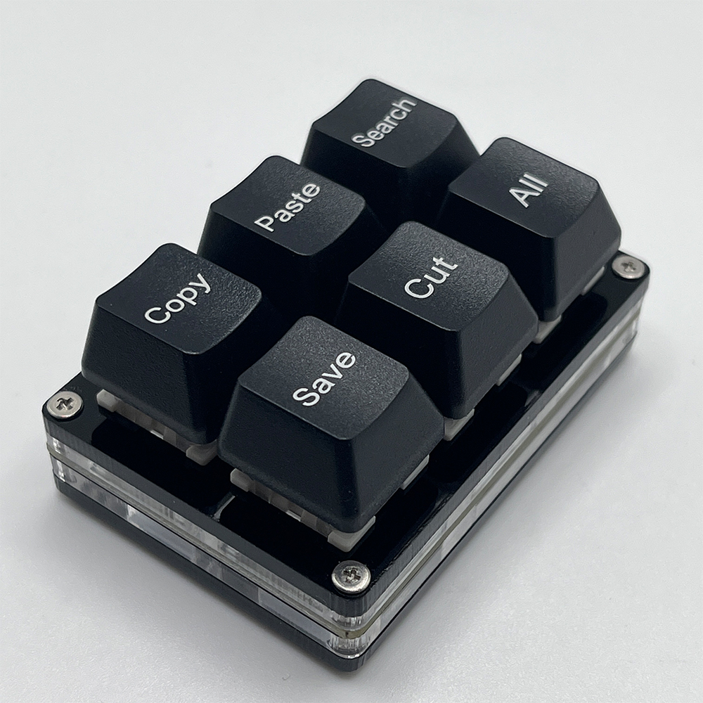 6Keys Copy Paste Search Save C - Gaming Keyboard 1 Hand 评论和价格