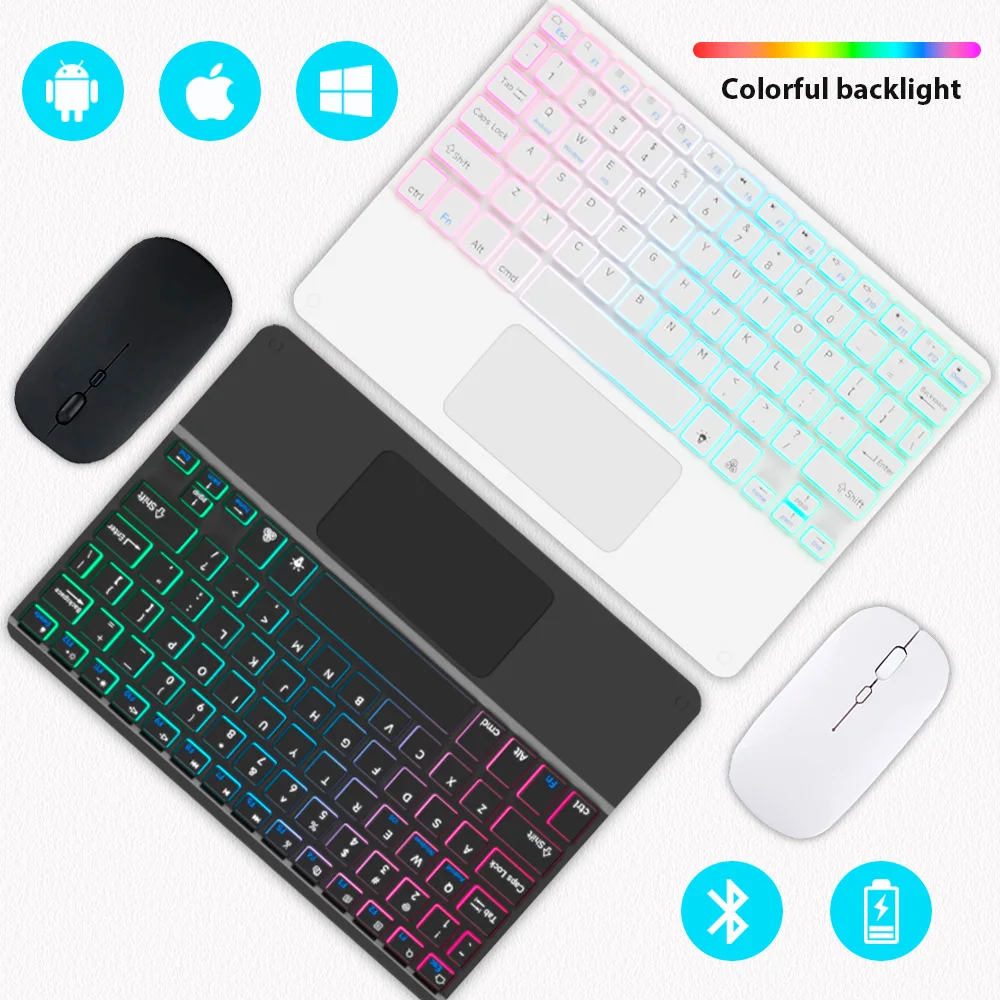 Bluetooth Keyboard for Tablet  - Gaming Keyboard Mouse Wireless 评论和价格