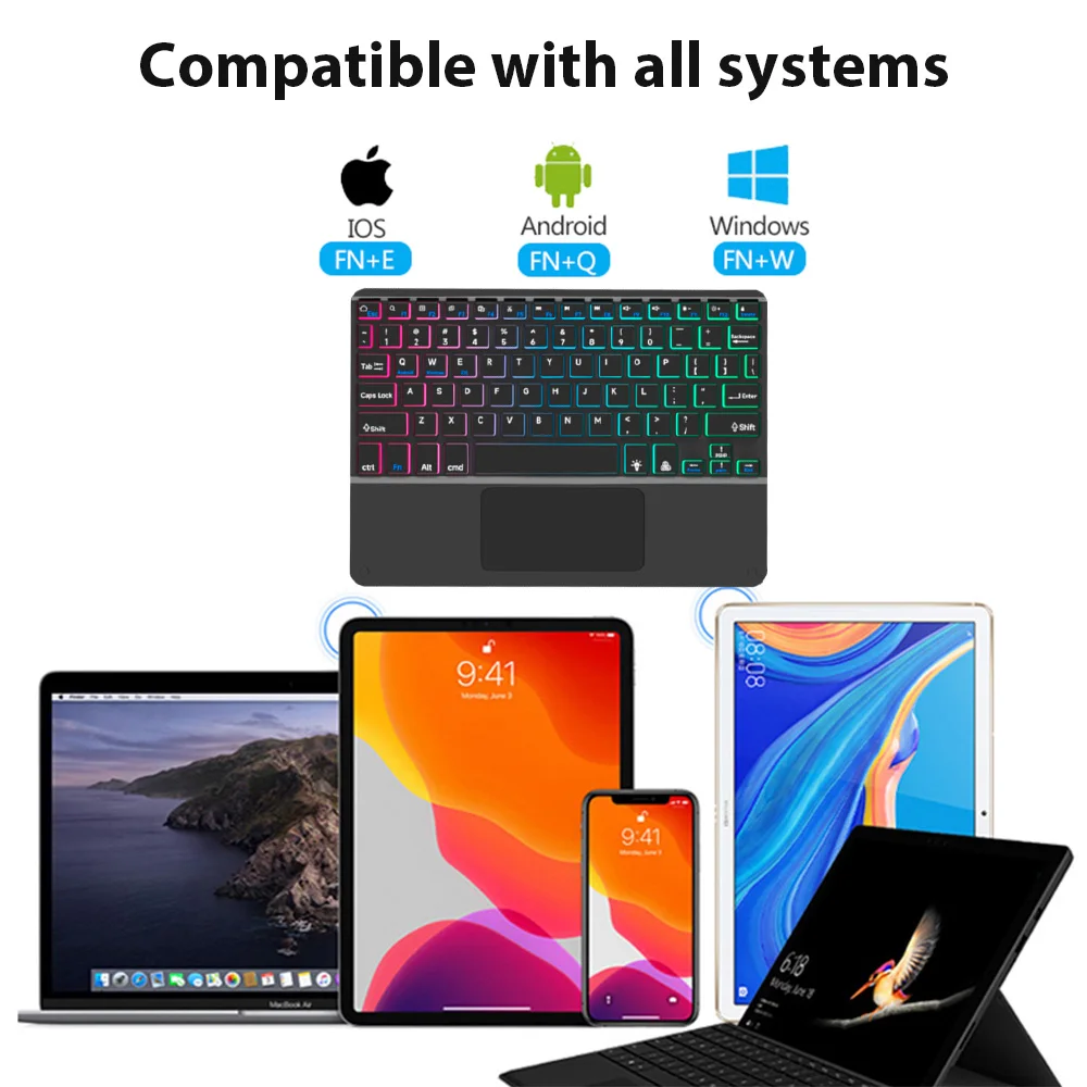 Bluetooth Keyboard for Tablet  - Gaming Keyboard Mouse Wireless 评论和价格