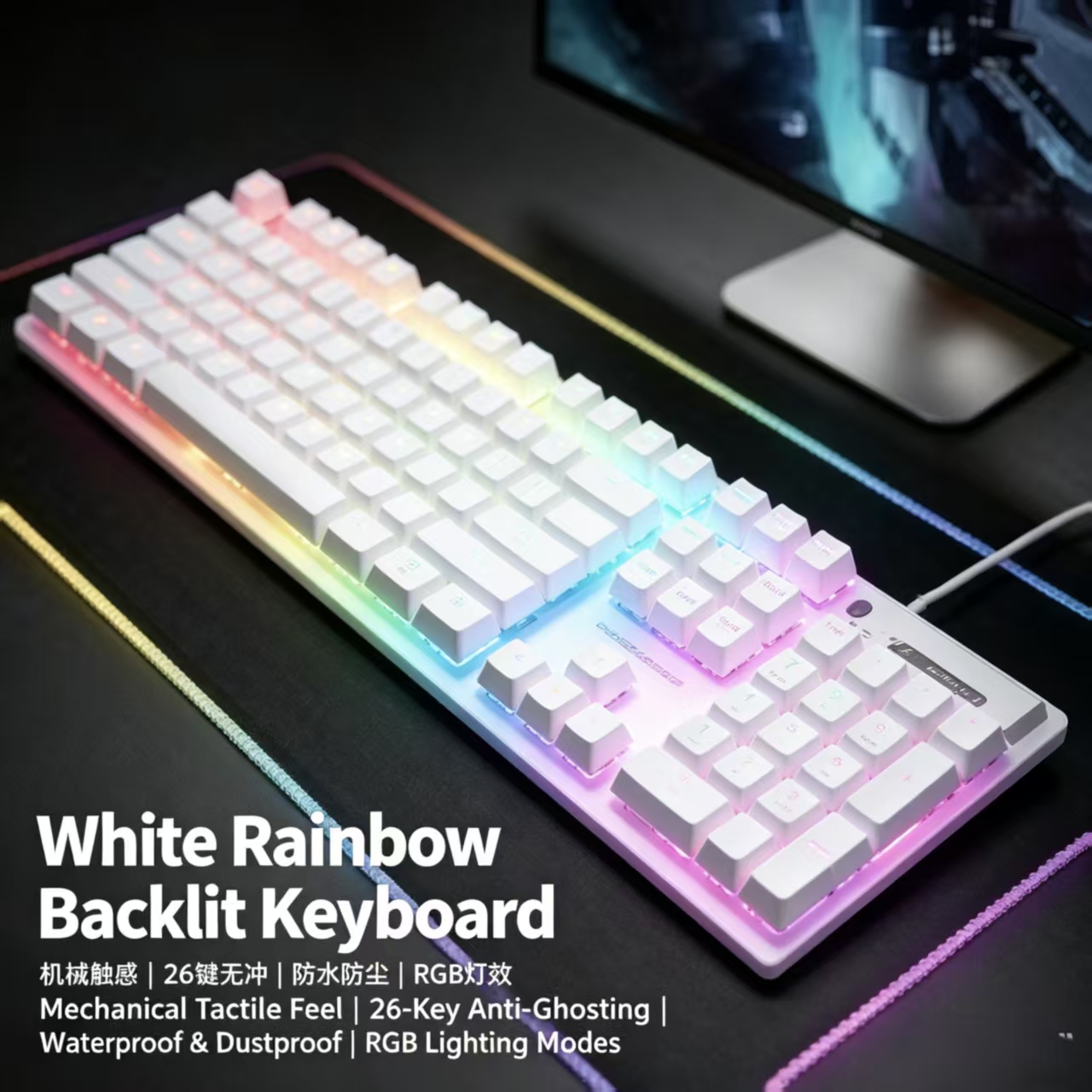 Pro-Pioneer GX330 Wired Mechan - Gaming Keyboard Mouse Set 评论和价格