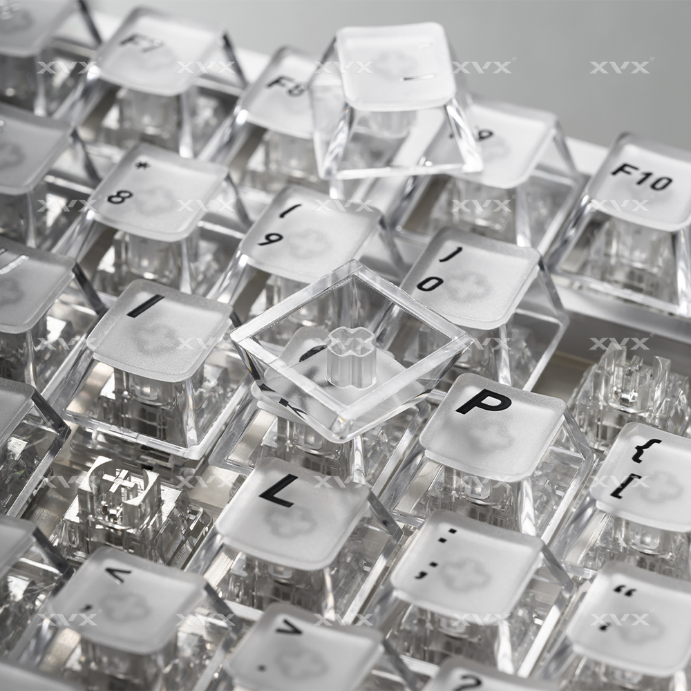 XVX Crystal Transparent Keycap - Keyboard Gaming Transparent 评论和价格