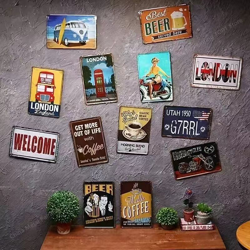 Metal Signs Vintage Metal Plat - Brass Weight Plate 评论和价格