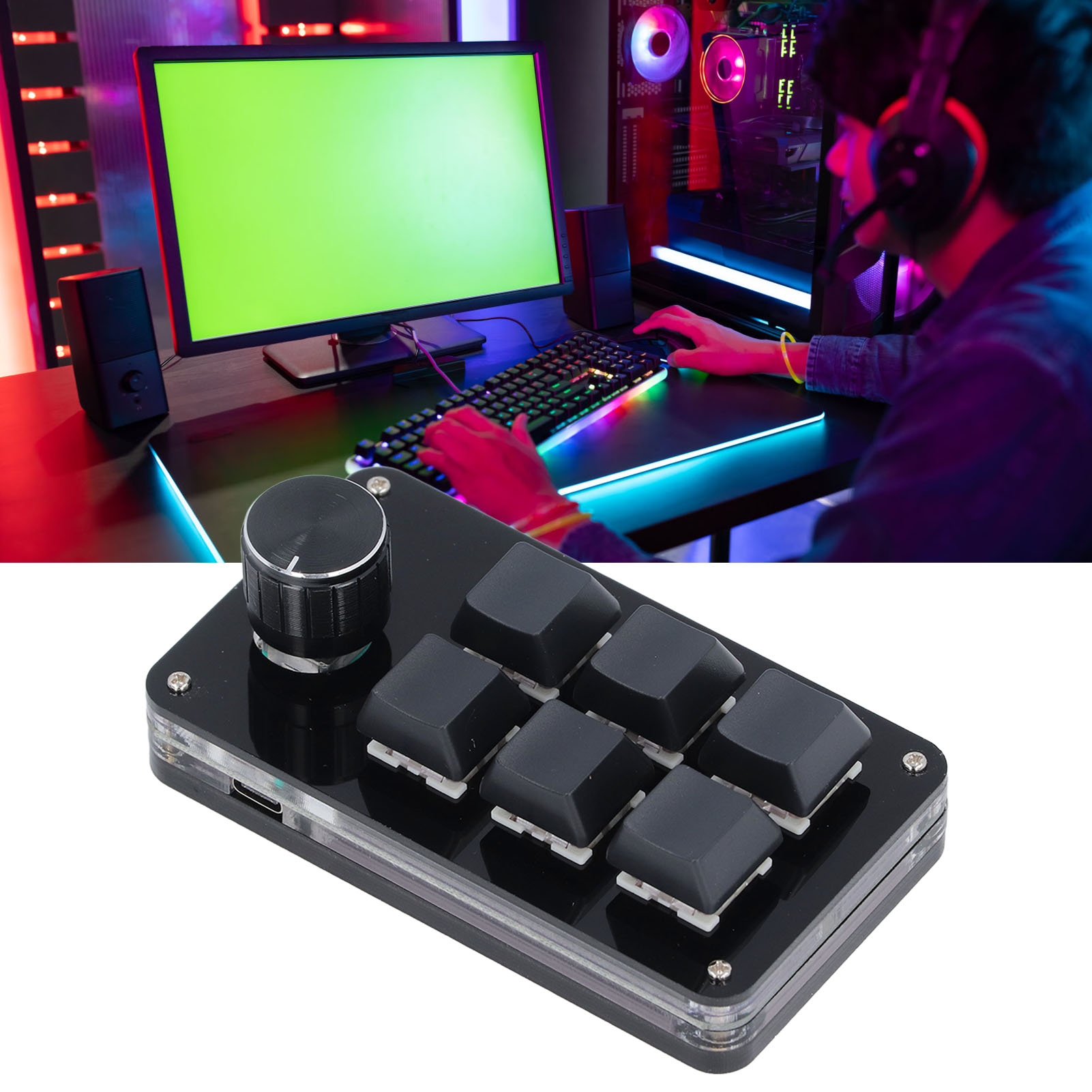 Mini Macro Mechanical Gaming K - Gaming Keyboard 1 Hand 评论和价格