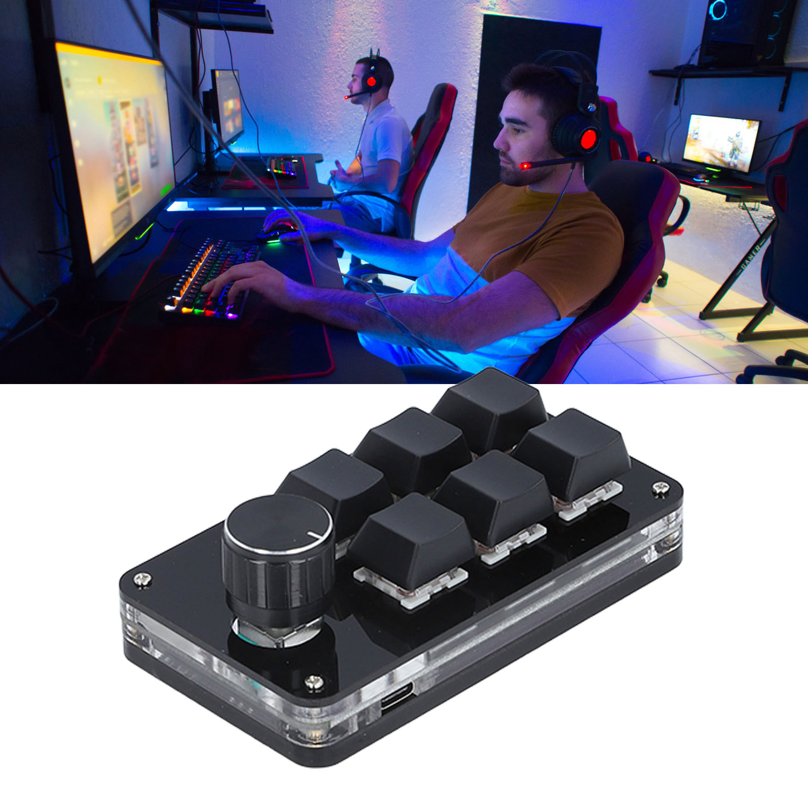 Mini Macro Mechanical Gaming K - Gaming Keyboard 1 Hand 评论和价格
