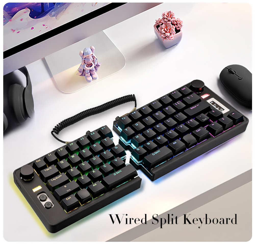 Programmable Ergonomic Split K - Keyboard Gaming Mac 评论和价格