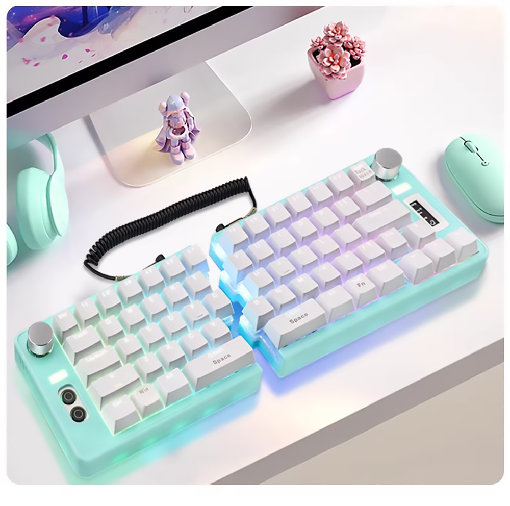 Programmable Ergonomic Split K - Keyboard Gaming Mac 评论和价格