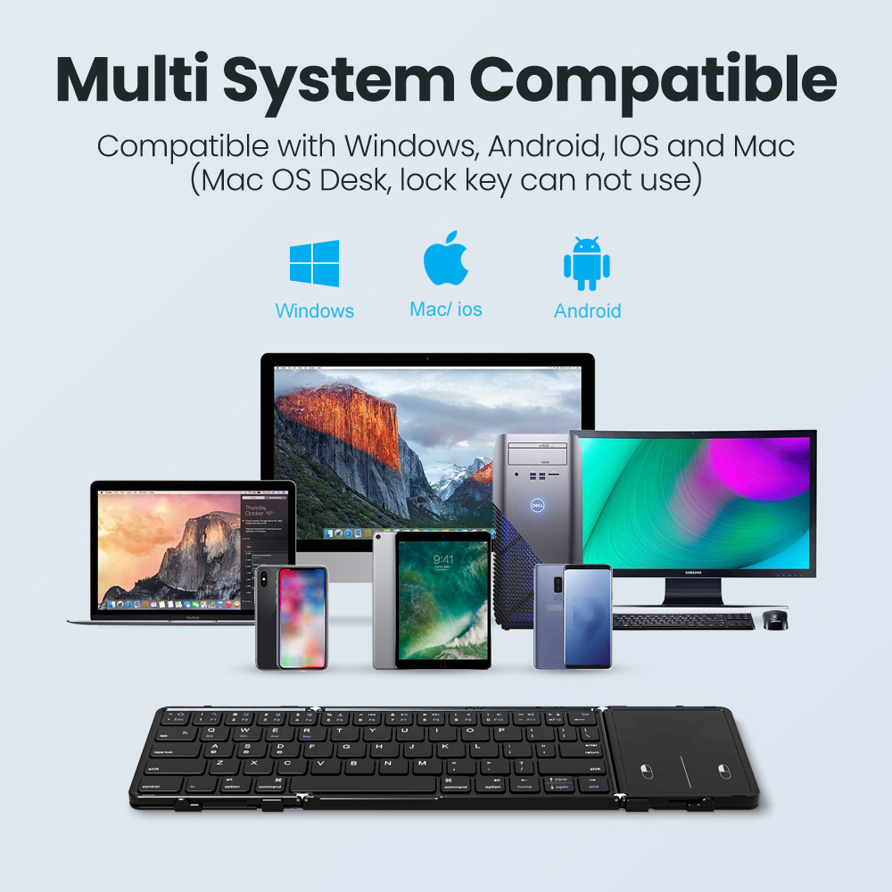 BOW Korea/Russia Wireless Fold - Gaming Keyboard No Number Pad 评论和价格