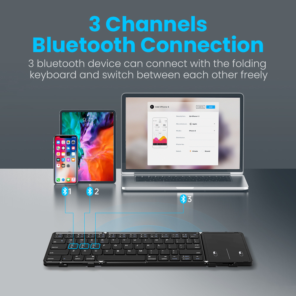 BOW Korea/Russia Wireless Fold - Gaming Keyboard No Number Pad 评论和价格