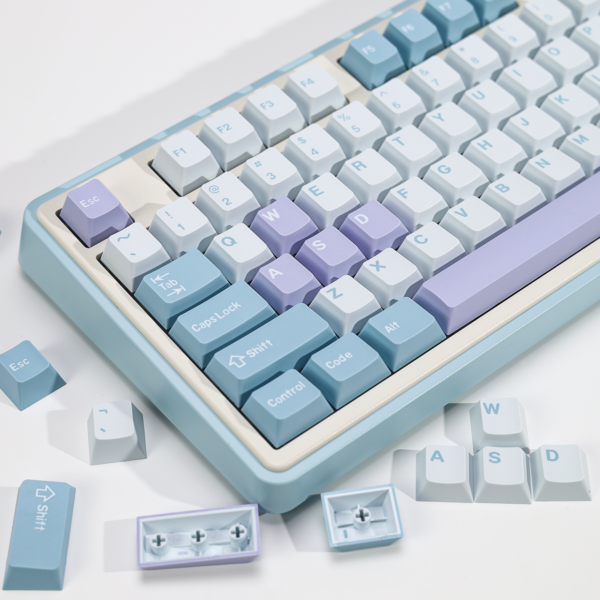 KBDiy Illusion Keycap Retro PB - Gaming Keyboard No Number Pad 评论和价格