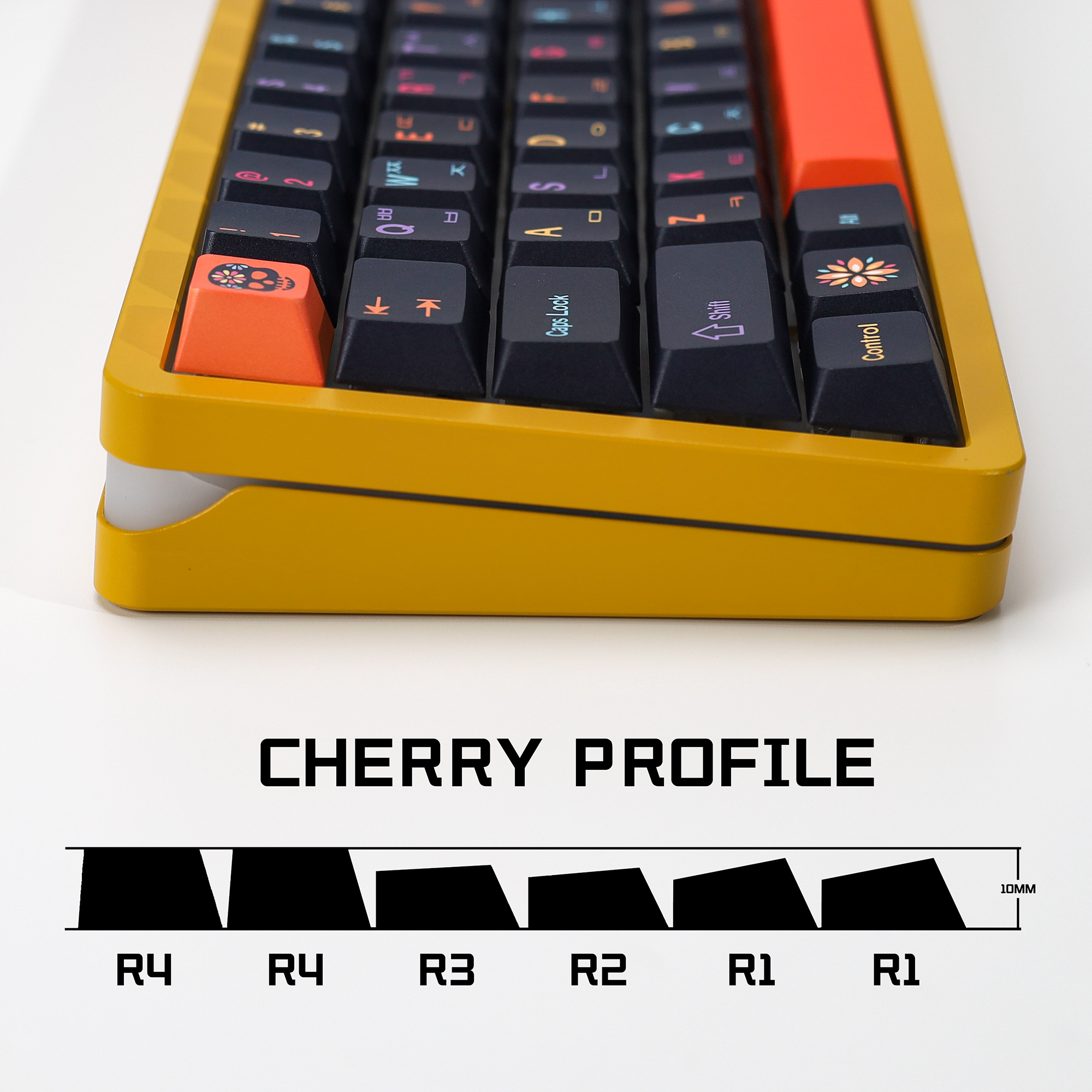 KBDiy GMK Mictlan Cherry Profi - Gaming Keyboard No Number Pad 评论和价格
