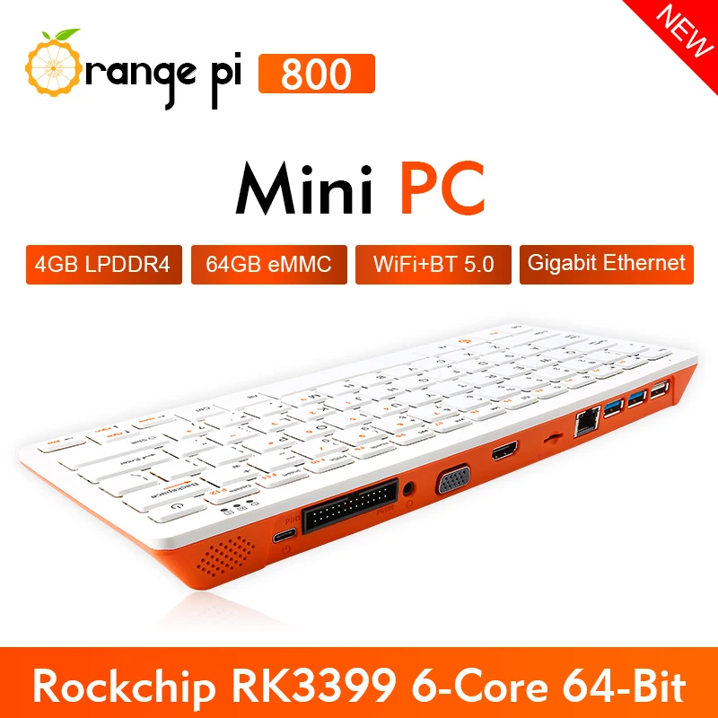 Orange Pi 800+5V4A Type-C Powe - Gaming Keyboard Mini 评论和价格