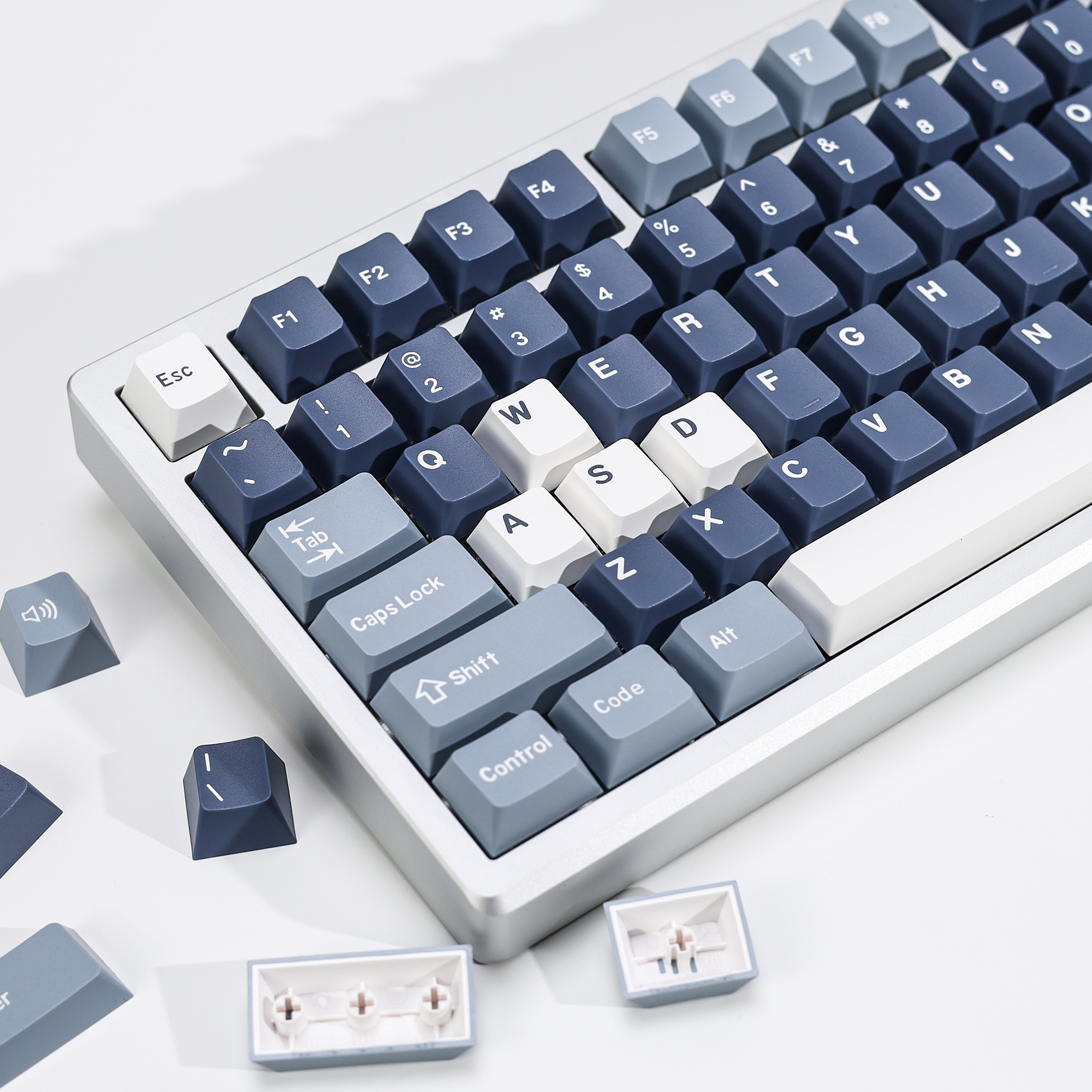 KBDiy Fishing Keycaps ISO PBT  - Gaming Keyboard No Number Pad 评论和价格