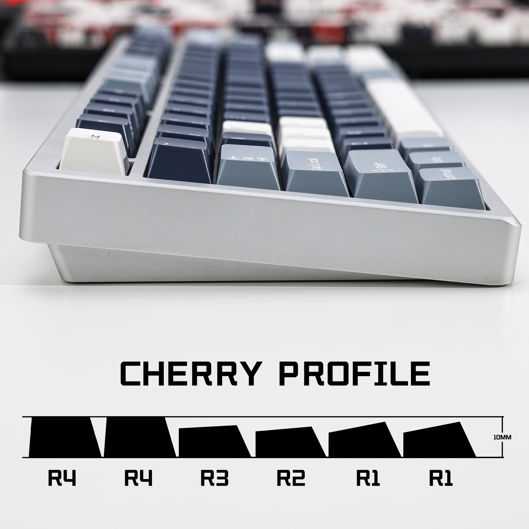 KBDiy Fishing Keycaps ISO PBT  - Gaming Keyboard No Number Pad 评论和价格