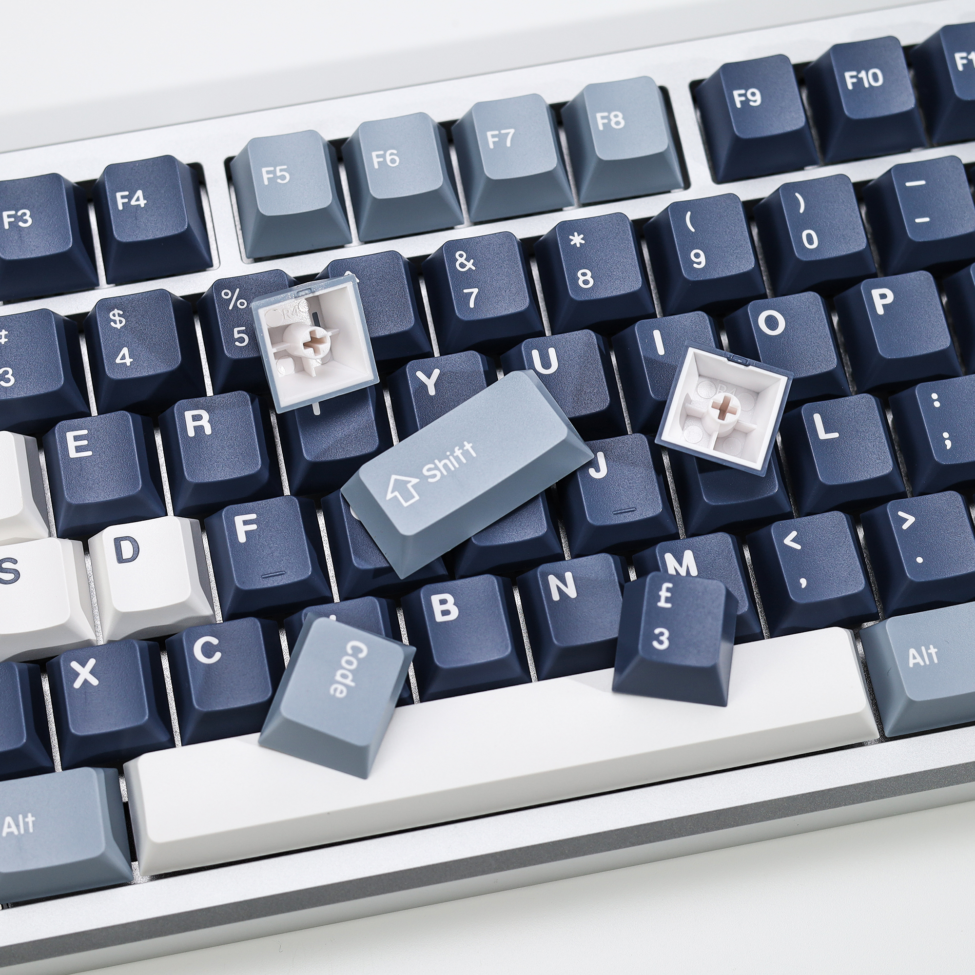 KBDiy Fishing Keycaps ISO PBT  - Gaming Keyboard No Number Pad 评论和价格