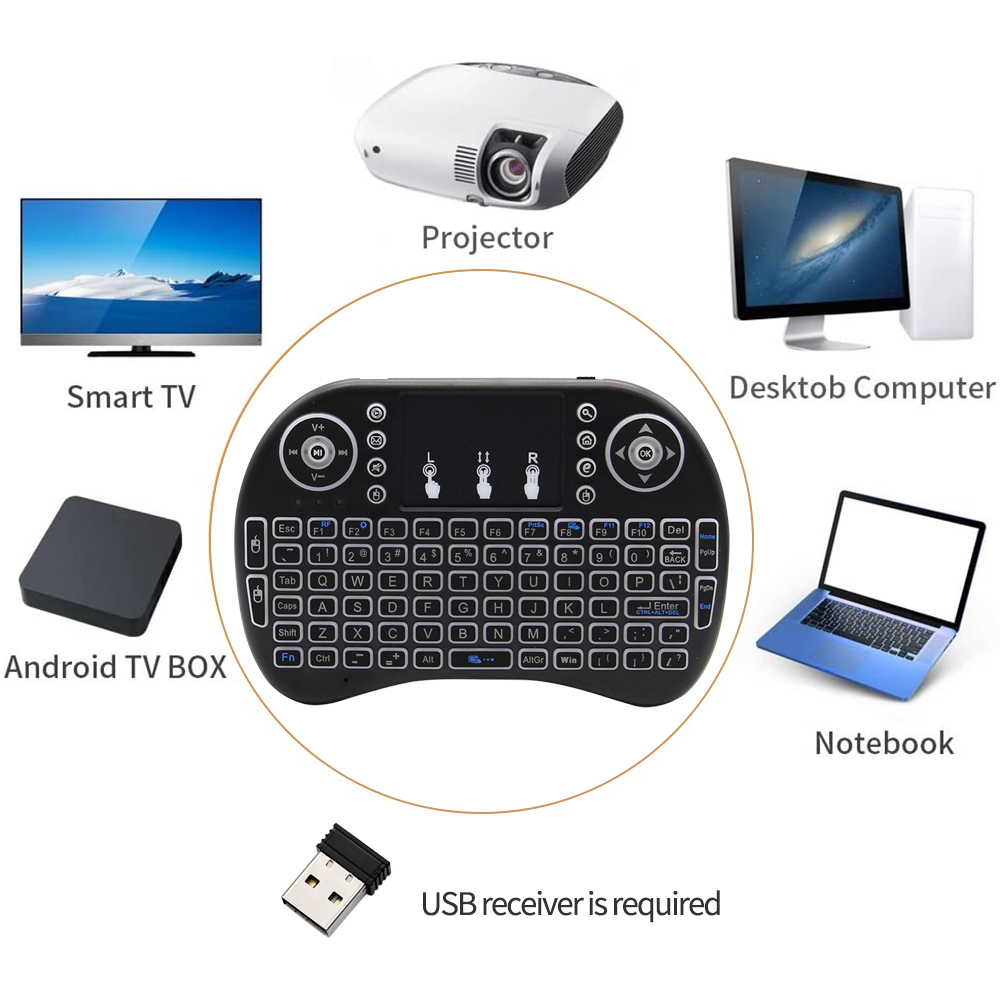 Backlit English Russian French - Gaming Keyboard Mouse Wireless 评论和价格
