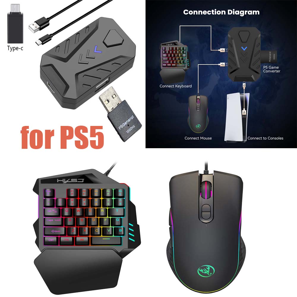 for PS5 Gaming Keyboard Mouse  - Gaming Keyboard And Mouse Combo 评论和价格