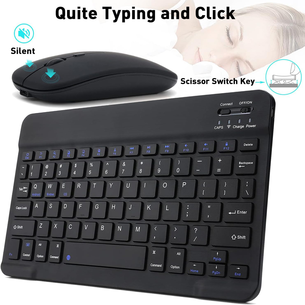 10 lnch  Wireless  Bluetooth M - Gaming Keyboard Mouse Wireless 评论和价格