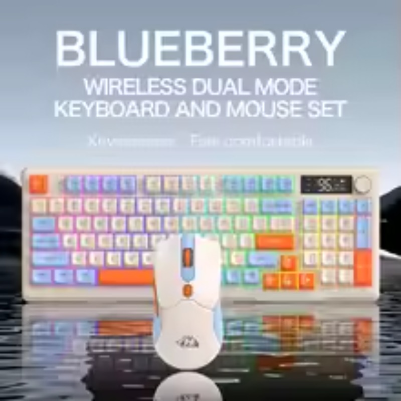 FreeWolf T96 Wireless Bluetoot - Gaming Keyboard Mouse Set 评论和价格