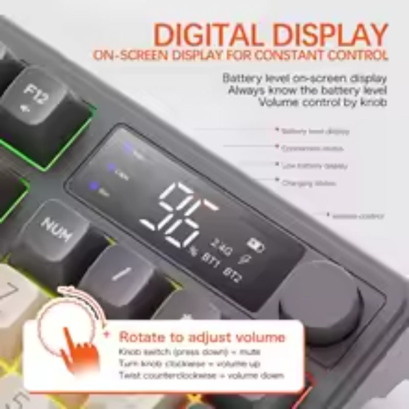 FreeWolf T96 Wireless Bluetoot - Gaming Keyboard Mouse Set 评论和价格