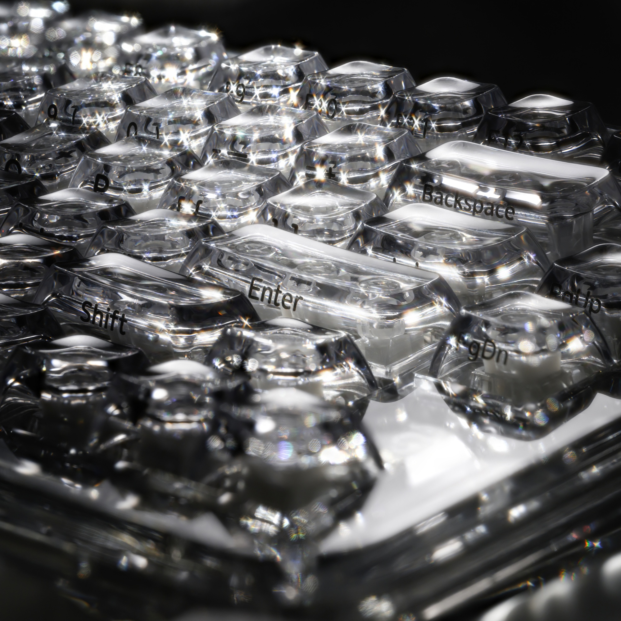XVX Crystal Transparent SA Pro - Keyboard Gaming Transparent 评论和价格
