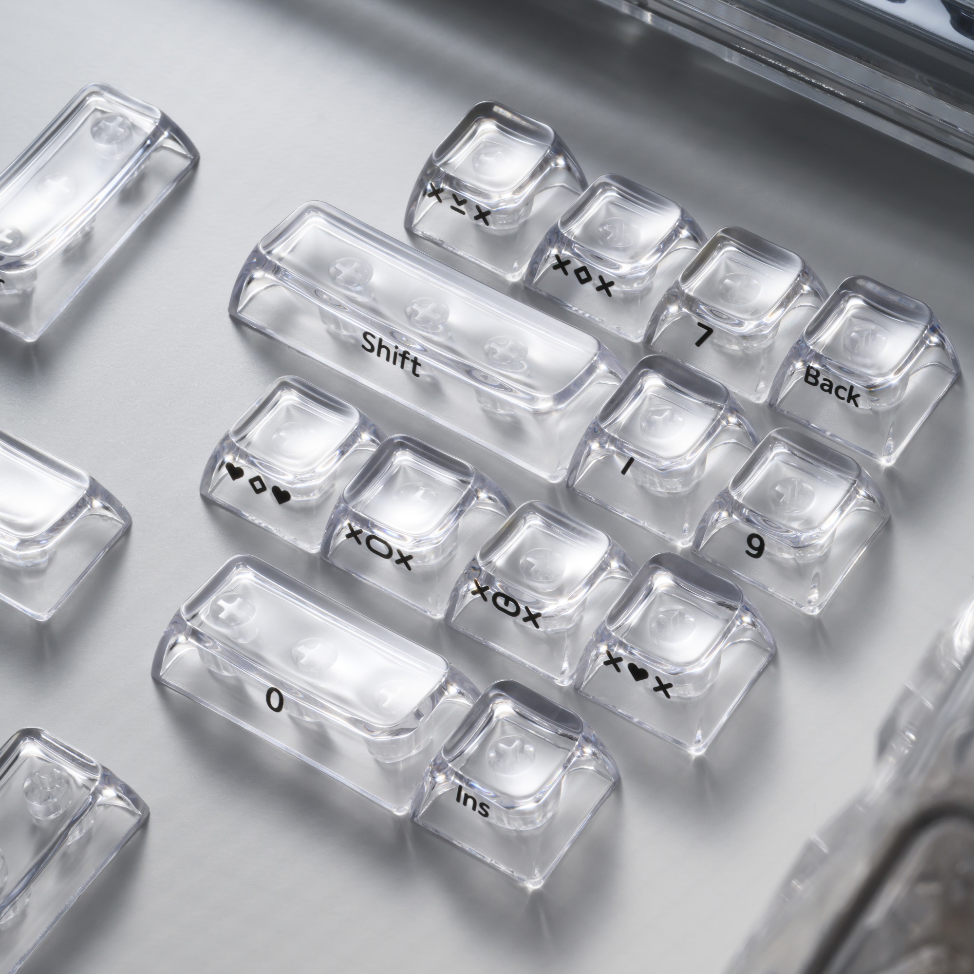 XVX Crystal Transparent SA Pro - Keyboard Gaming Transparent 评论和价格