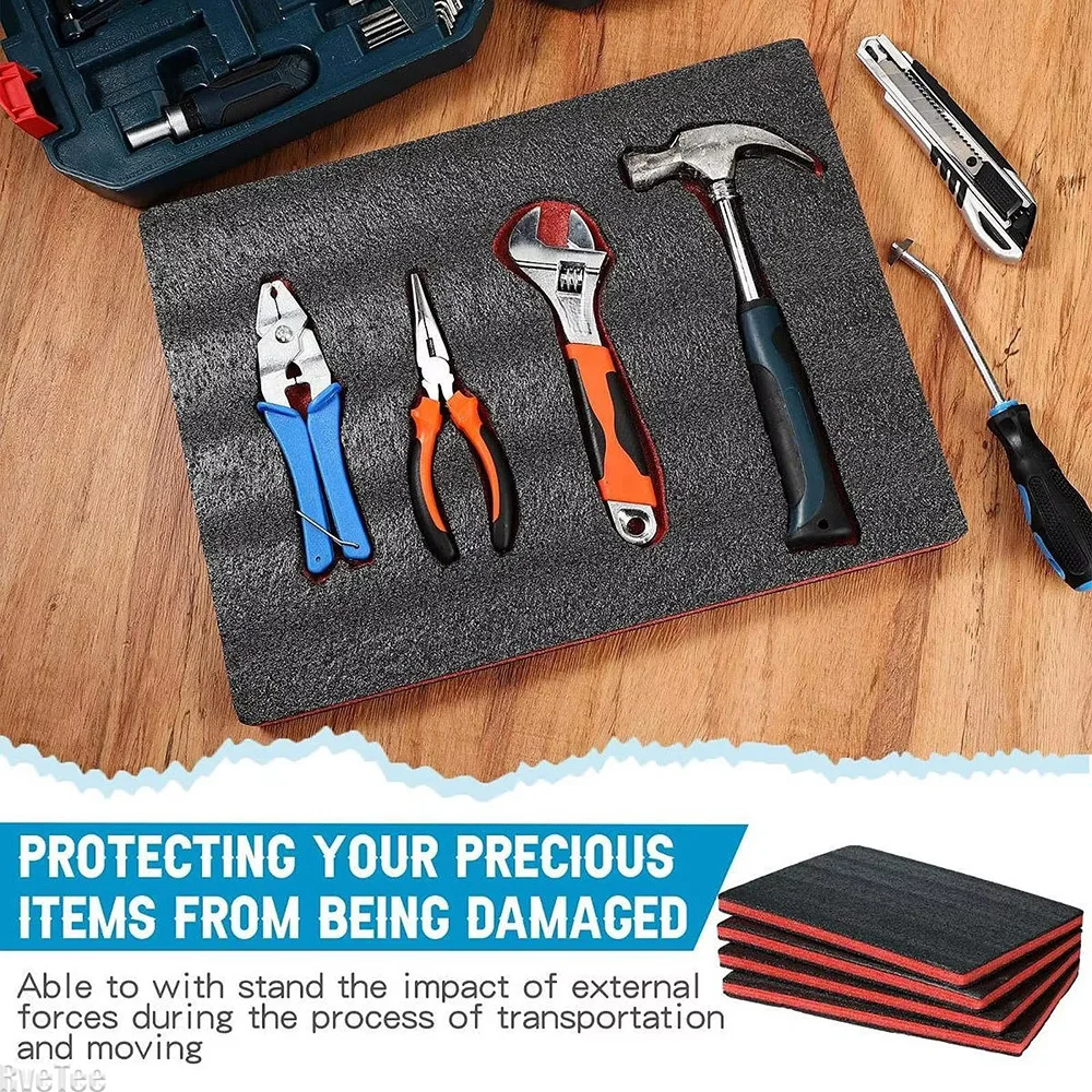 4Pcs Tool Box Foam Inserts Pac - Pe Foam Sheet 评论和价格