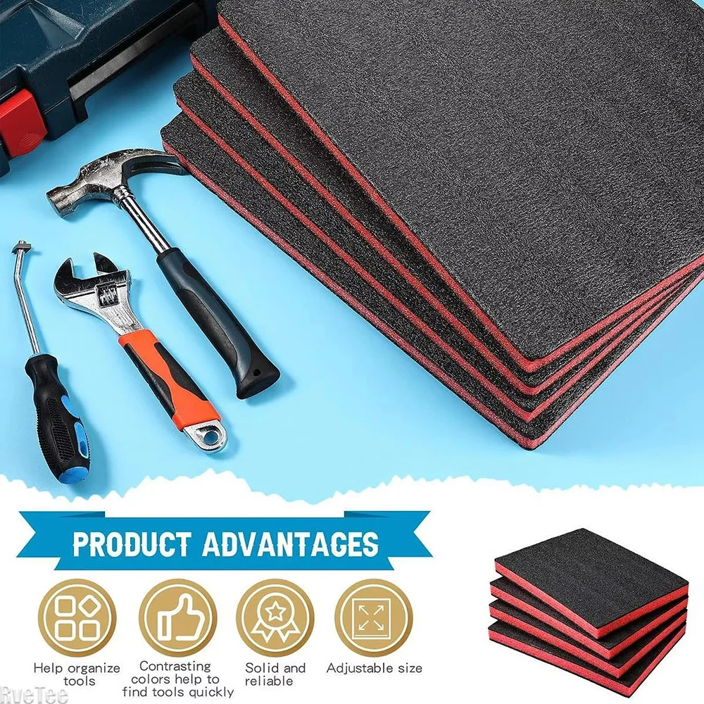 4Pcs Tool Box Foam Inserts Pac - Pe Foam Sheet 评论和价格