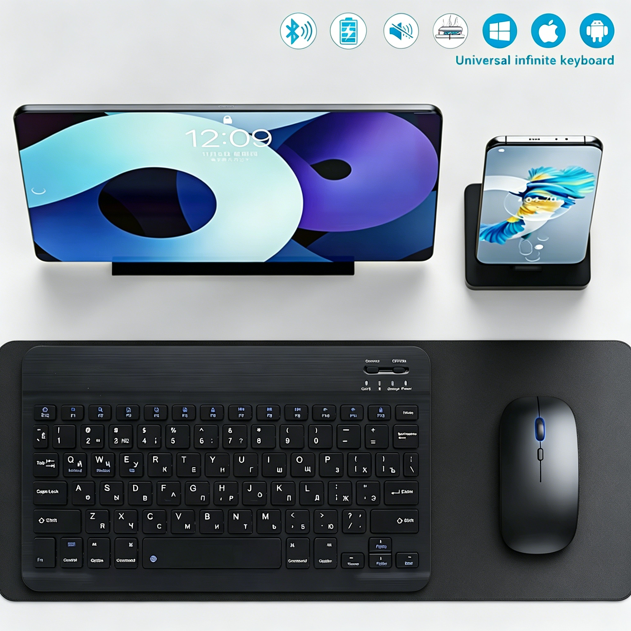 Bluetooth Wireless Keyboard Mo - Gaming Keyboard Mouse Wireless 评论和价格