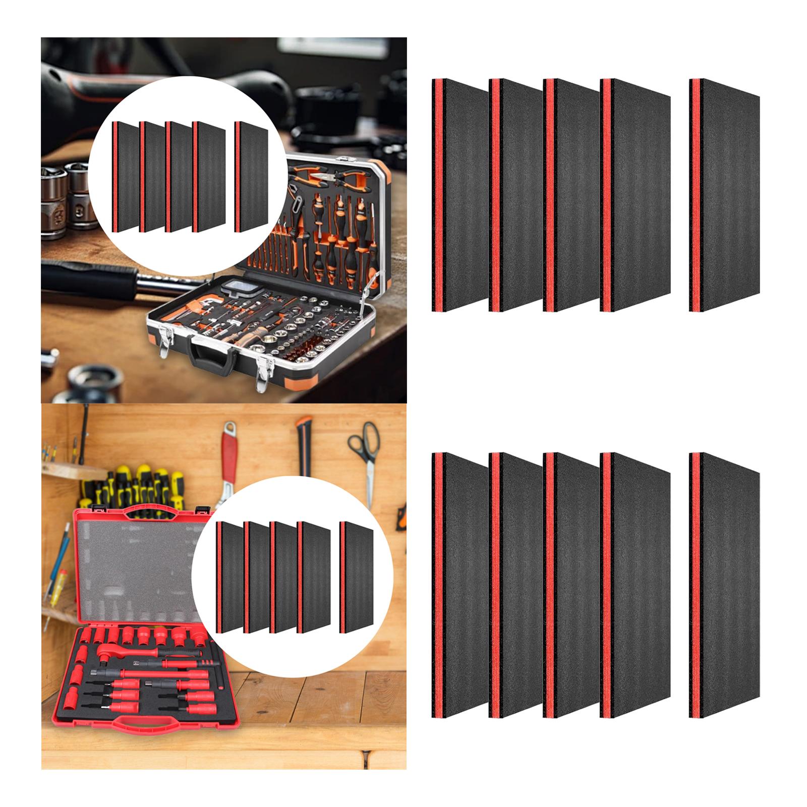5 Pieces Tool Box Foam Inserts - Pe Foam Sheet 评论和价格