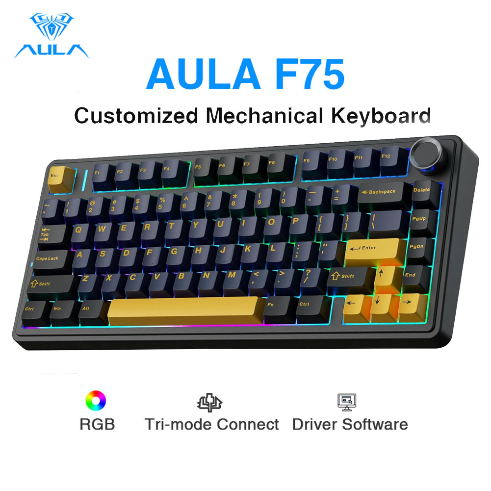 Aula F75 Mechanical Keyboard,  - Gaming Keyboard No Number Pad 评论和价格