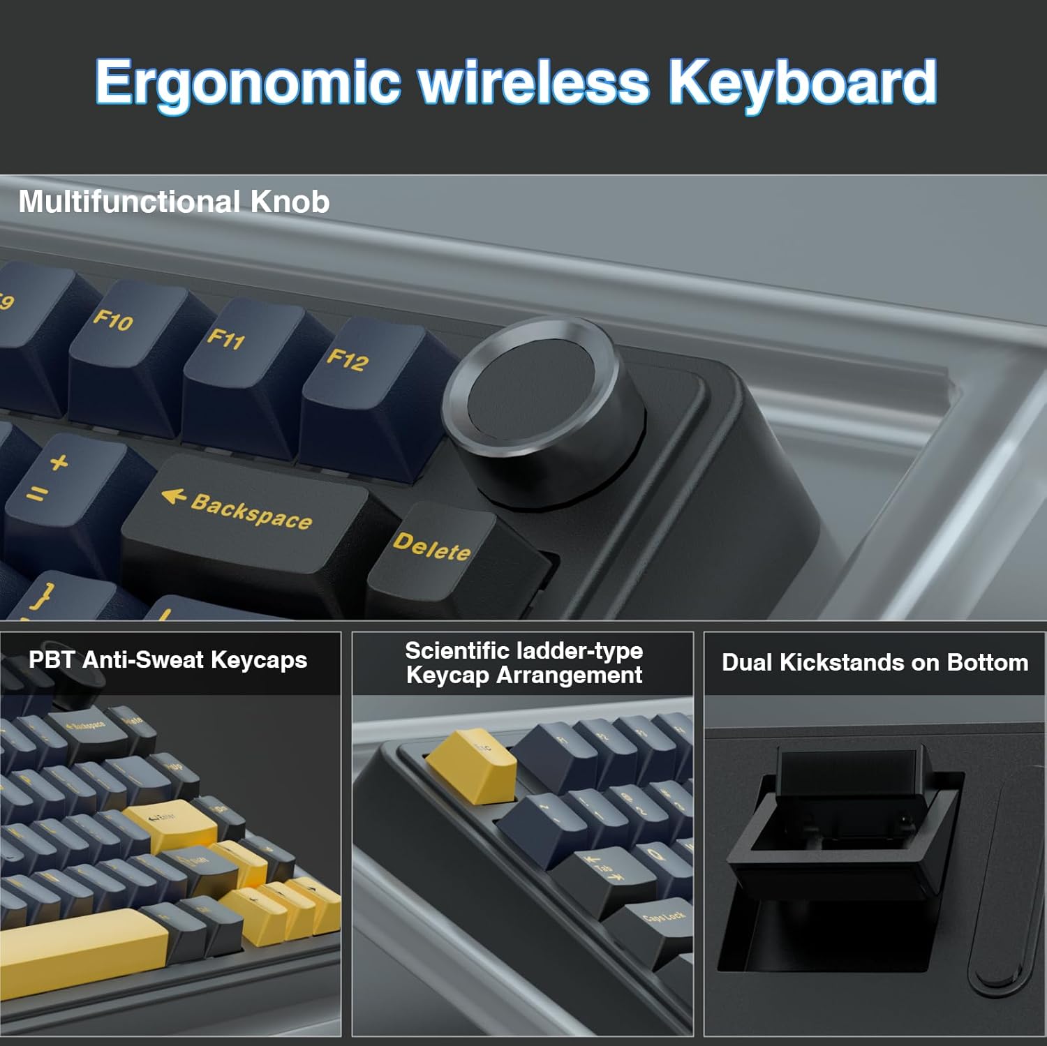 Aula F75 Mechanical Keyboard,  - Gaming Keyboard No Number Pad 评论和价格
