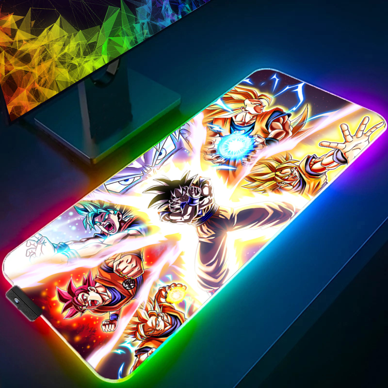 LED Mouse pad Dragon Ball Comp - Gaming Keyboard He 评论和价格