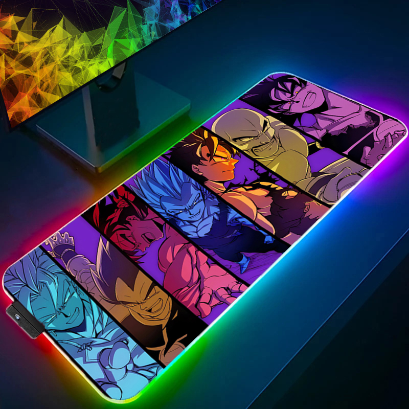 LED Mouse pad Dragon Ball Comp - Gaming Keyboard He 评论和价格