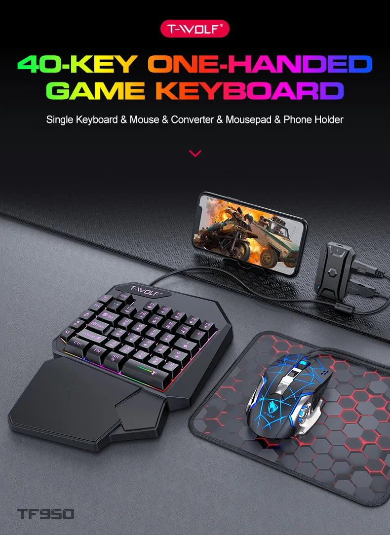 Kit Mobilador Gamer Kit Gaming - Gaming Keyboard And Mouse Combo 评论和价格