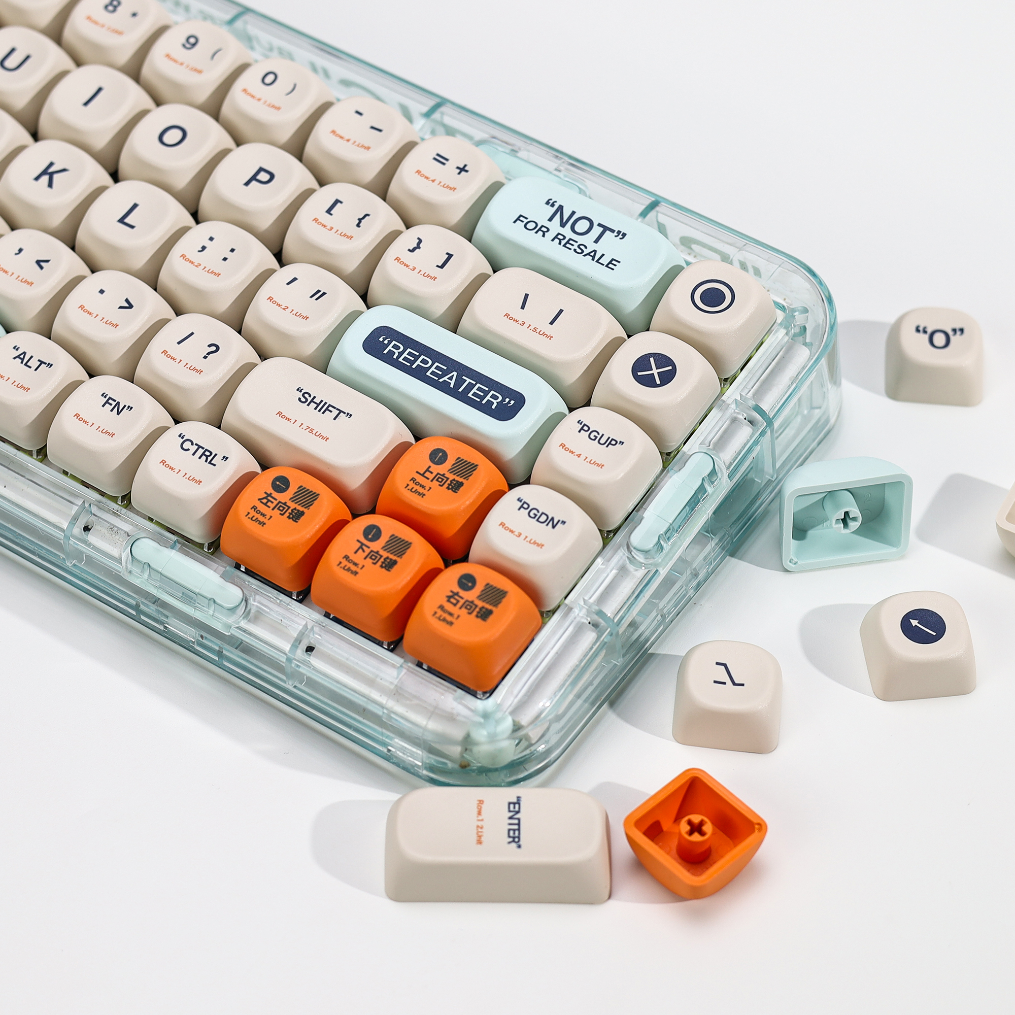 KBDiy KOA Profile Retro Plasti - Gaming Keyboard No Number Pad 评论和价格