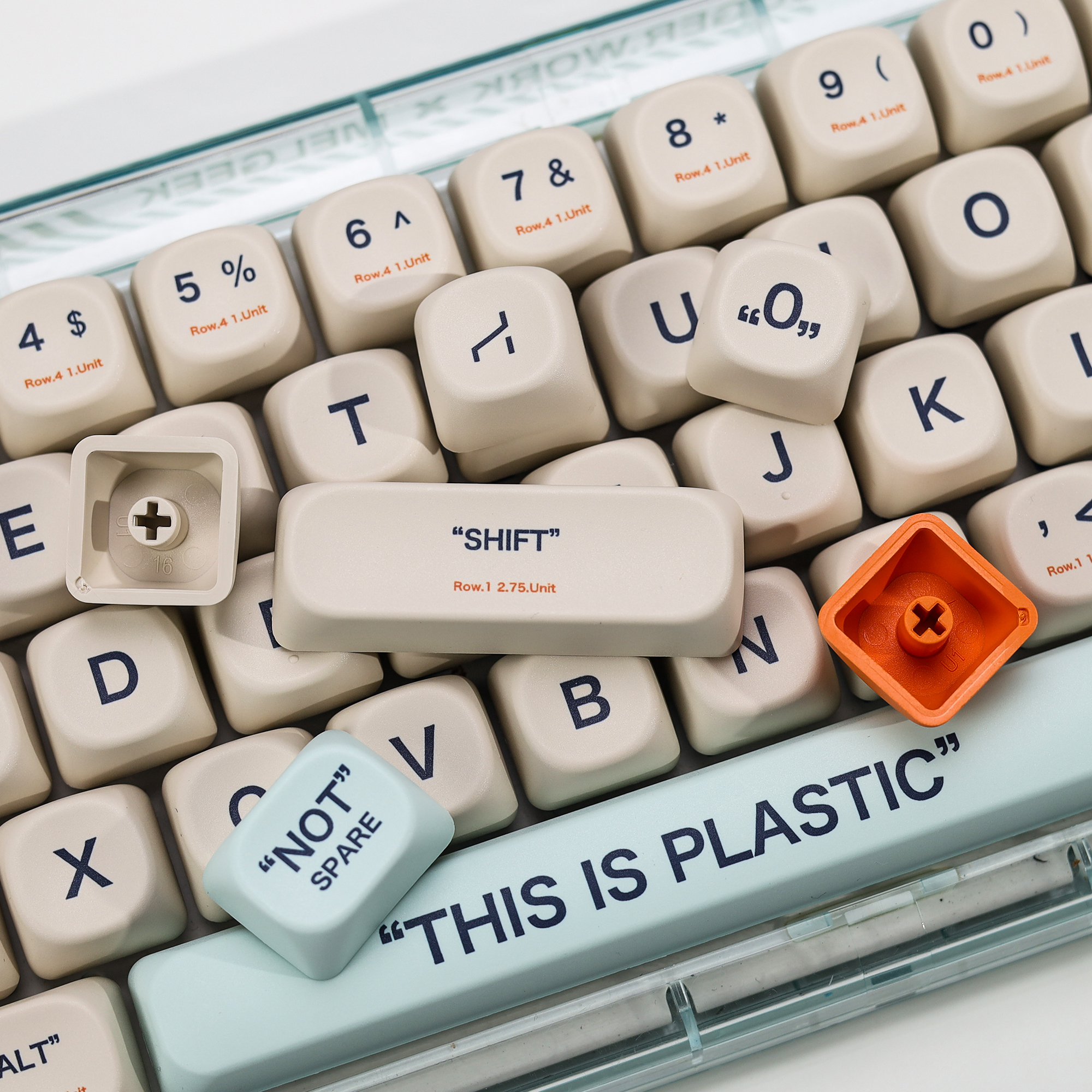 KBDiy KOA Profile Retro Plasti - Gaming Keyboard No Number Pad 评论和价格