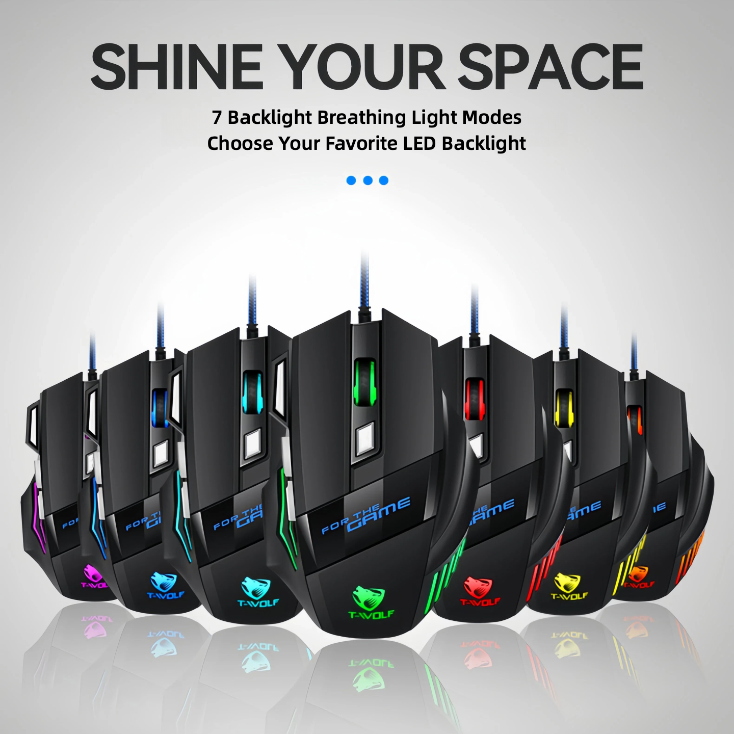 Wired RGB Gaming Mouse 6 Butto - Gaming Keyboard Budget 评论和价格