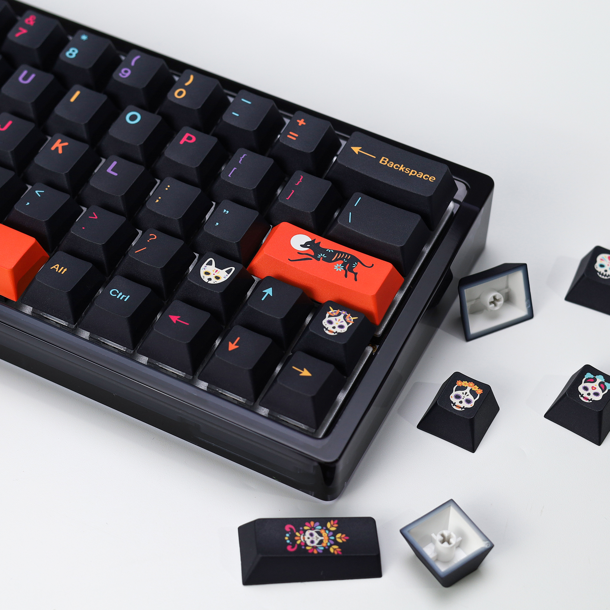 KBDiy GMK Mictlan 143 Keys PBT - Gaming Keyboard No Number Pad 评论和价格
