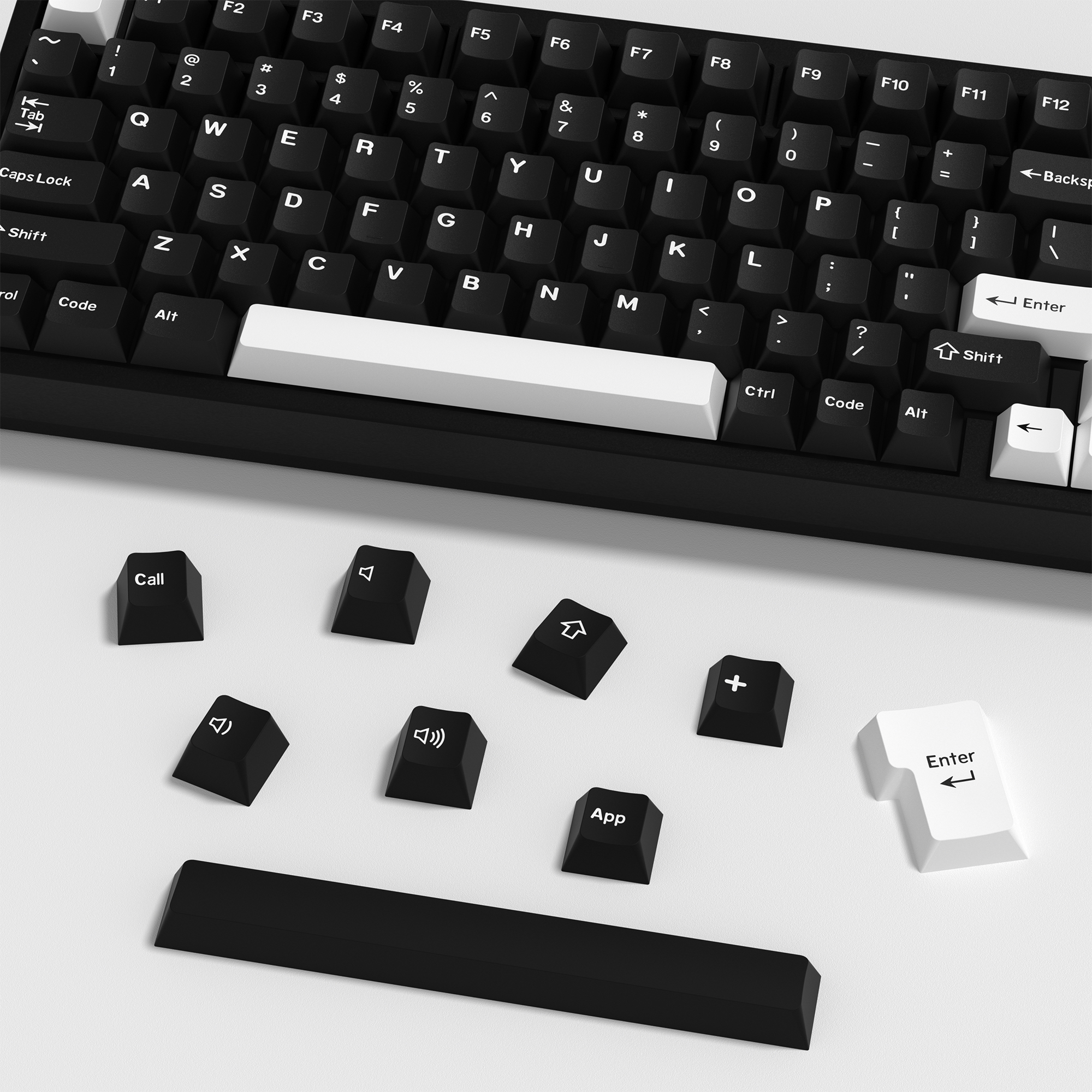 KBDiy GMK WOB Keycap Cherry Pr - Gaming Keyboard No Number Pad 评论和价格