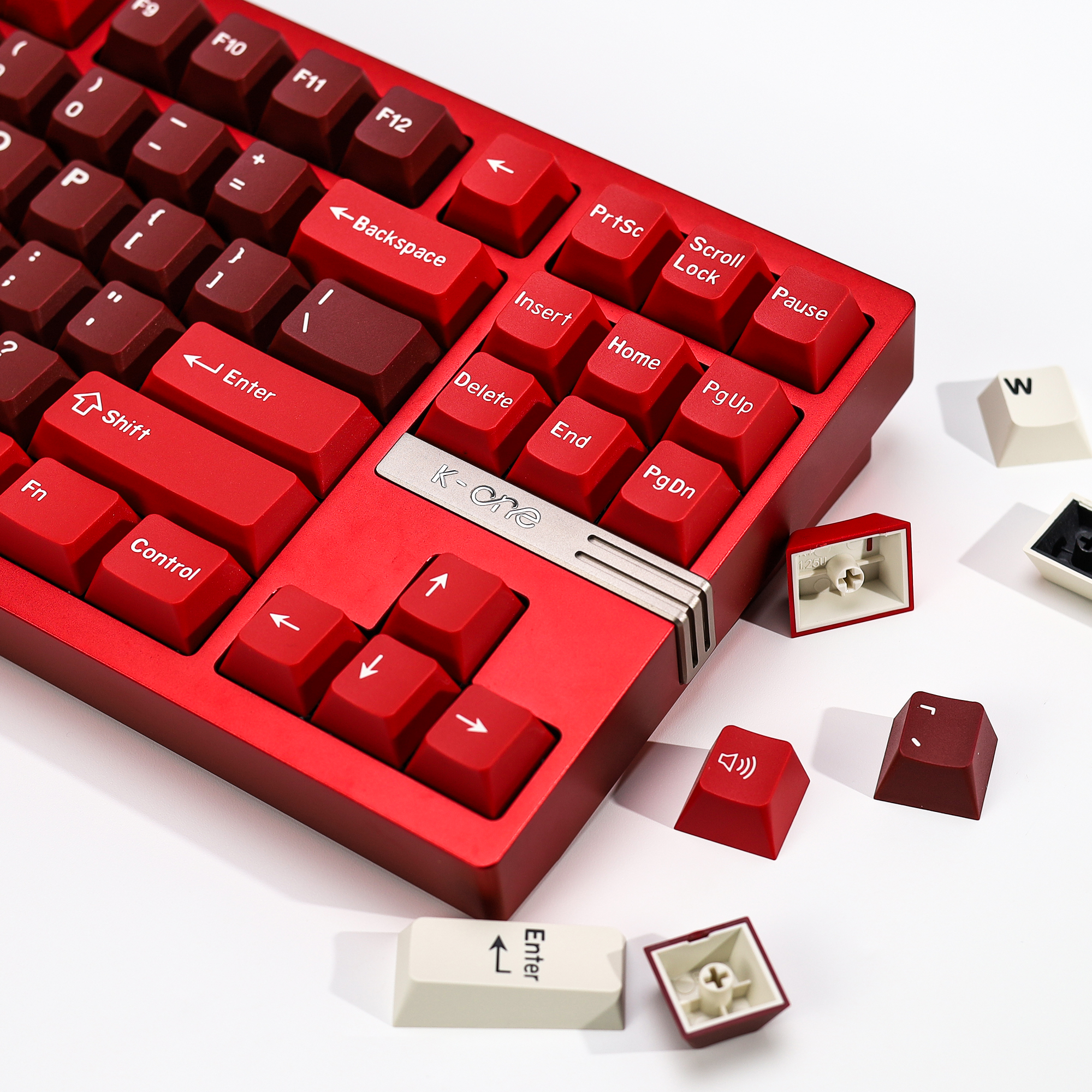 KBDiy GMK Jamon Keycap Red Ret - Gaming Keyboard No Number Pad 评论和价格