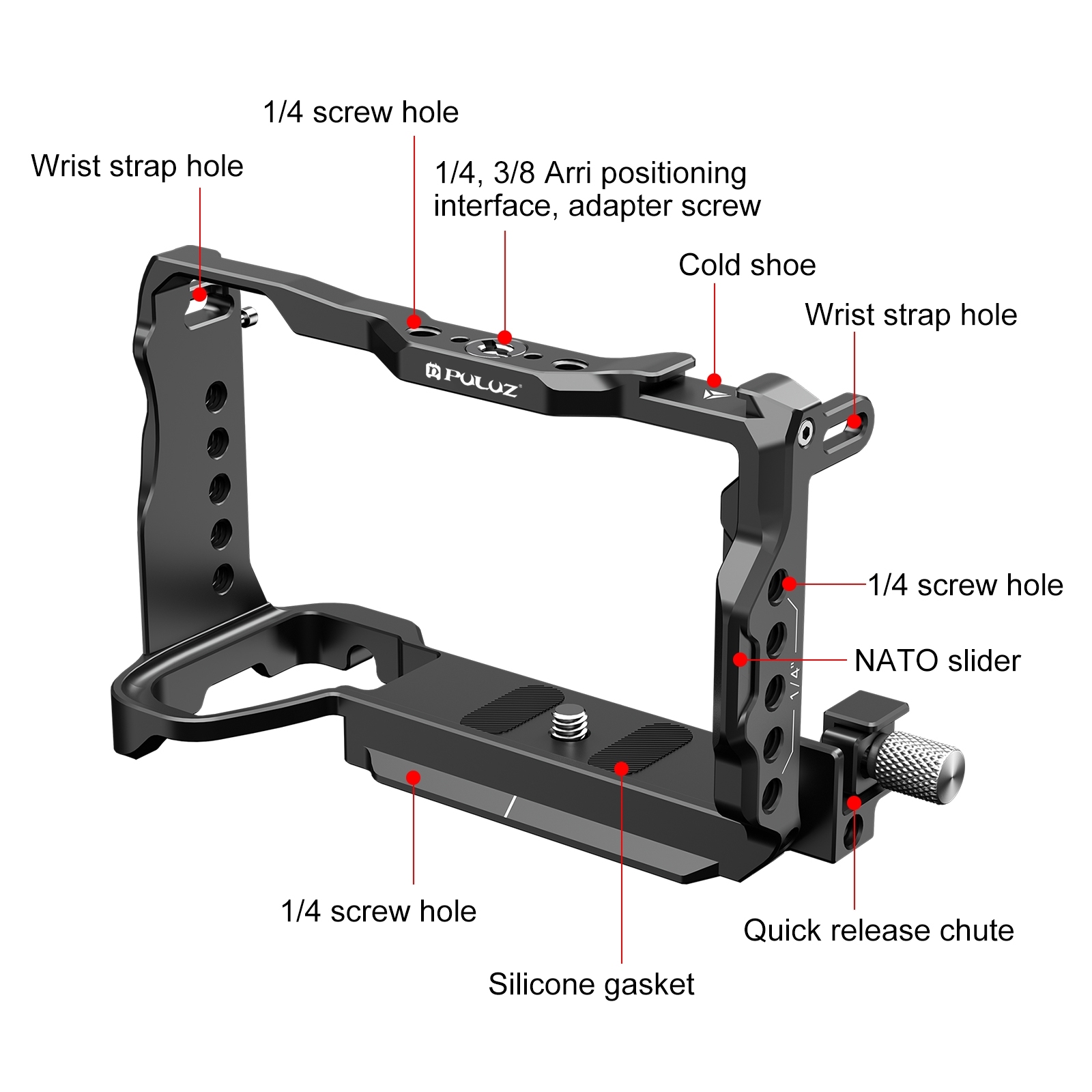 PULUZ for Sony A6700 Metal Cam - Stabilizer Screw In 评论和价格