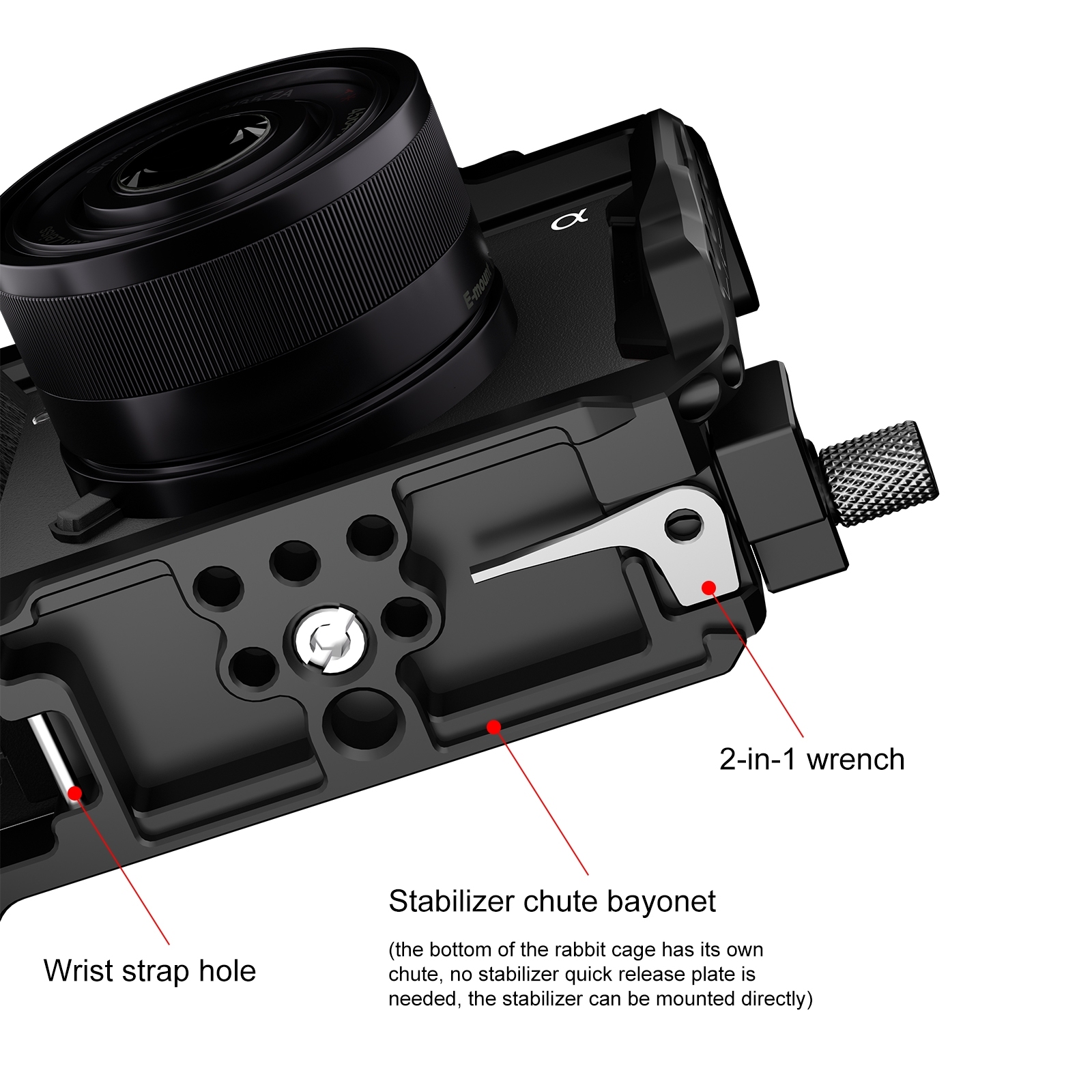 PULUZ for Sony A6700 Metal Cam - Stabilizer Screw In 评论和价格