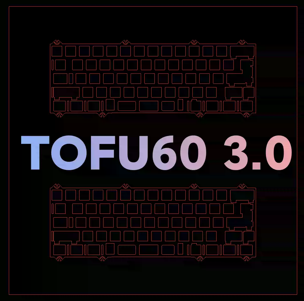 KBDFANS TOFU60 3.0 Version Key - Stabilizer Screw In 评论和价格