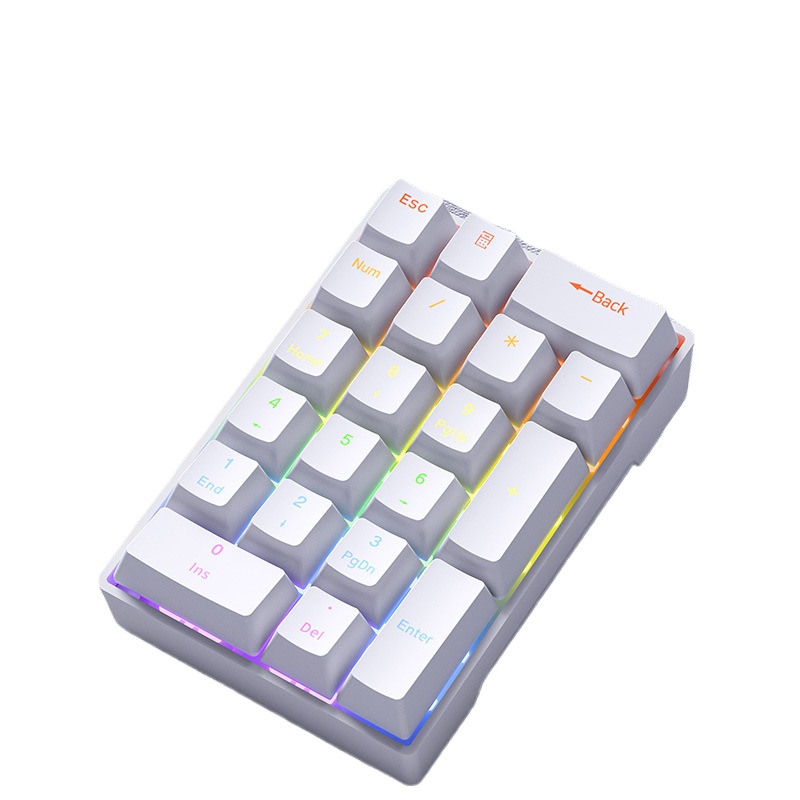 20 Keys Numeric Mechanical Wir - Gaming Keyboard No Number Pad 评论和价格