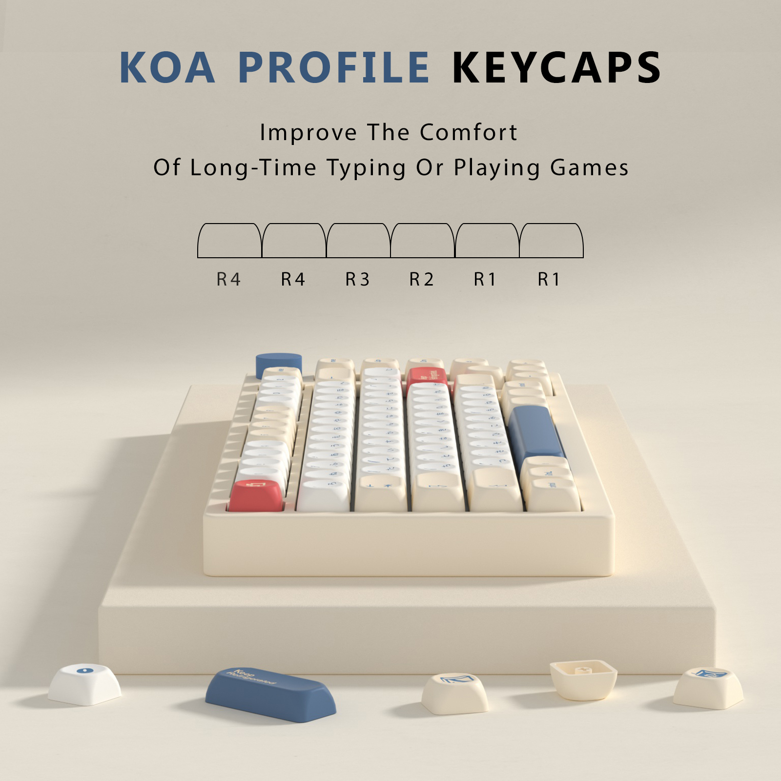 KBDiy GMK Soymilk Keycaps Retr - Gaming Keyboard No Number Pad 评论和价格