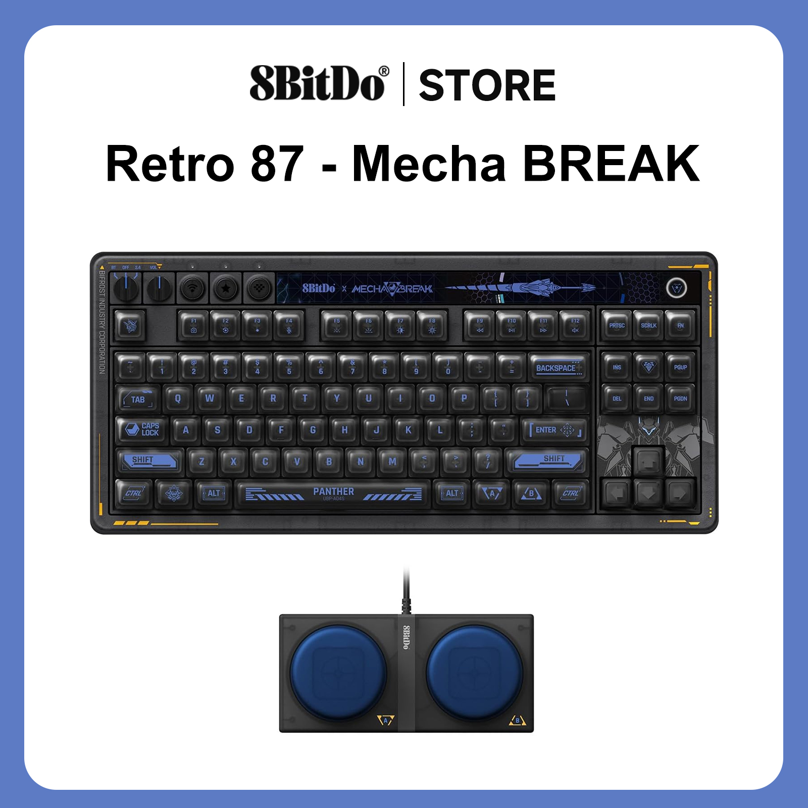 8BitDo Retro 87 Mechanical Key - Gaming Keyboard Bluetooth 评论和价格